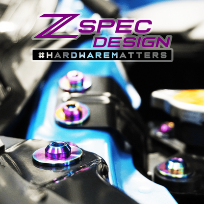 ZSPEC Stage-2 Dress Up Bolts® Fastener Kit for '22+ Toyota GR86 & Subaru BRZ, Titanium