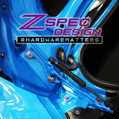 ZSPEC Stage-3 Dress Up Bolts® Fastener Kit for '22+ Toyota GR86 & Subaru BRZ, Titanium