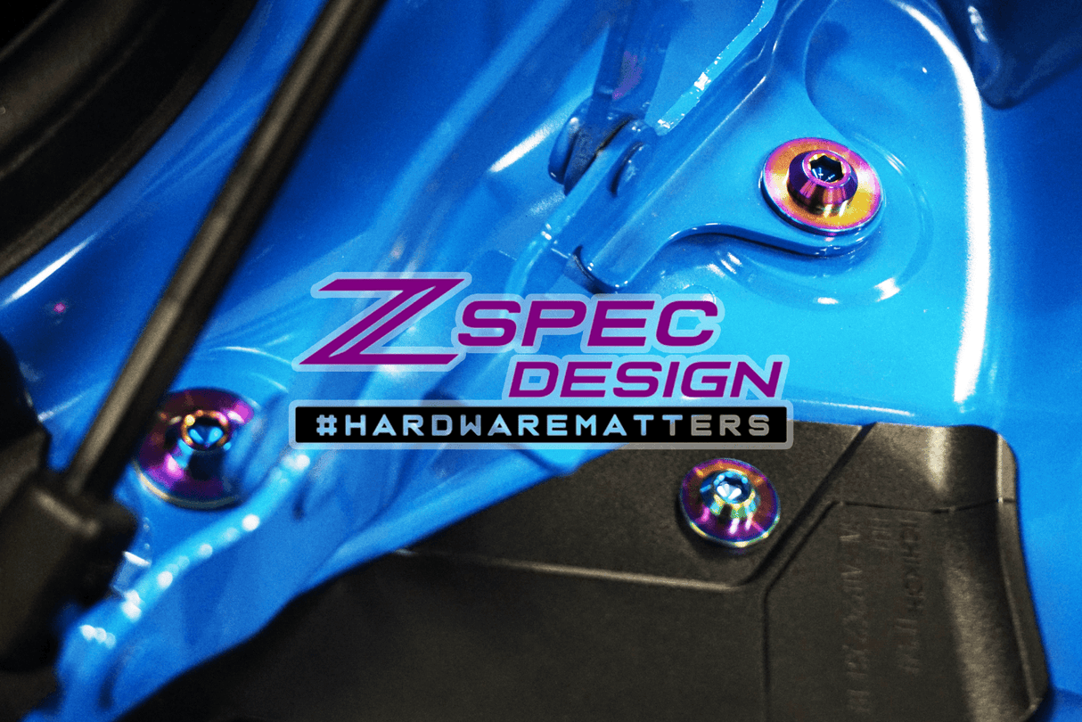 ZSPEC Trunk Area Fastener Kit for '22+ Toyota GR86 & Subaru BRZ, Titanium