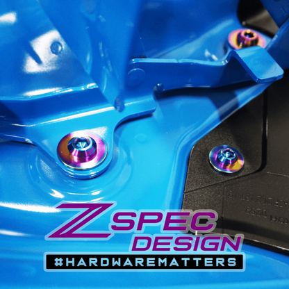 ZSPEC Trunk Area Fastener Kit for '22+ Toyota GR86 & Subaru BRZ, Titanium