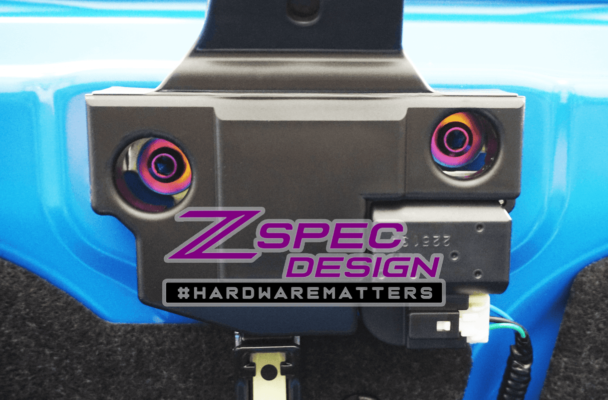 ZSPEC Trunk Dress Up Bolts® Fastener Kit for '15-21 Subaru WRX & STi, Titanium