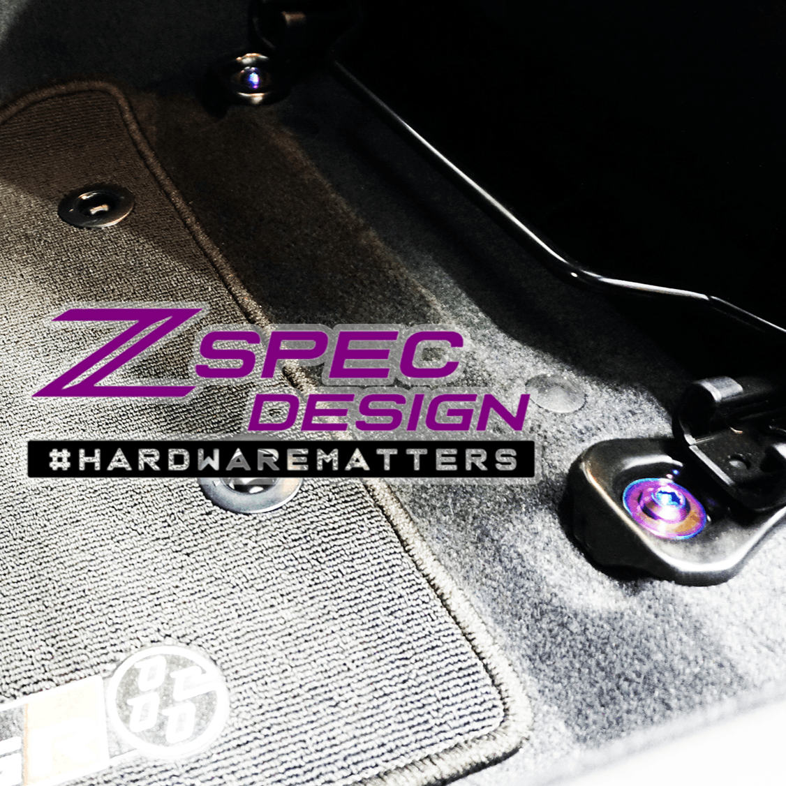 ZSPEC Front Seats Fastener Kit for '22+ Toyota GR86 & Subaru BRZ, Titanium