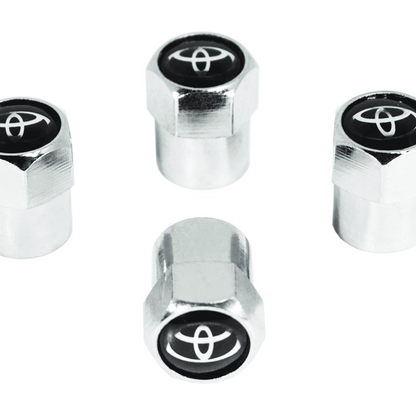 Chrome Valve Stem Tire Caps, Style: TOYOTA
