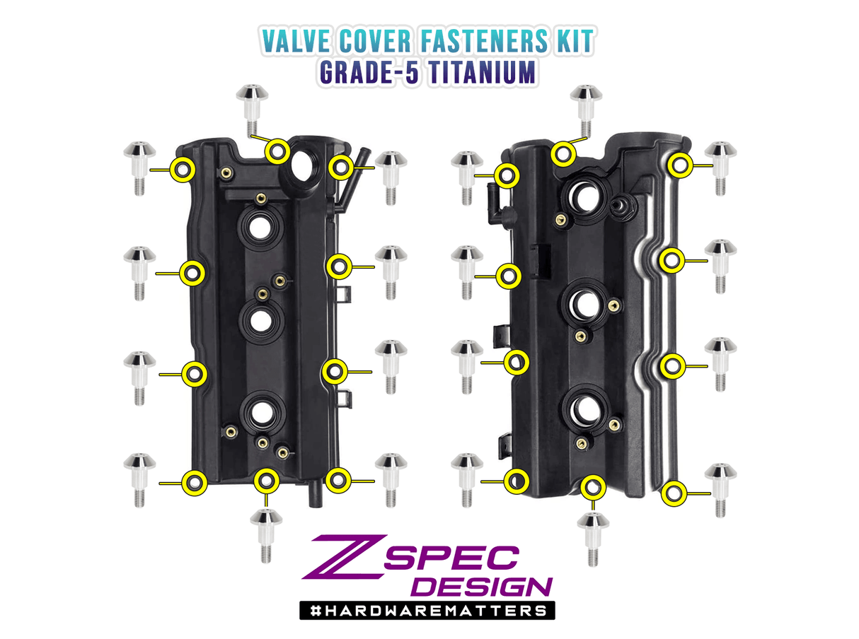 ZSPEC Titanium Valve Cover Bolts for Nissan 350z/G35, VQ35DE / VQ35HR