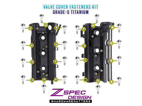 ZSPEC Titanium Valve Cover Bolts for Nissan 350z/G35, VQ35DE / VQ35HR