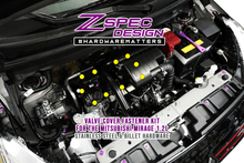 ZSPEC Valve Cover Dress Up Bolts® Fastener Kit for '23+ Mitsubishi Mirage, Stainless & Billet