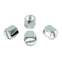 Chrome Valve Stem Tire Caps, Style: Lincoln