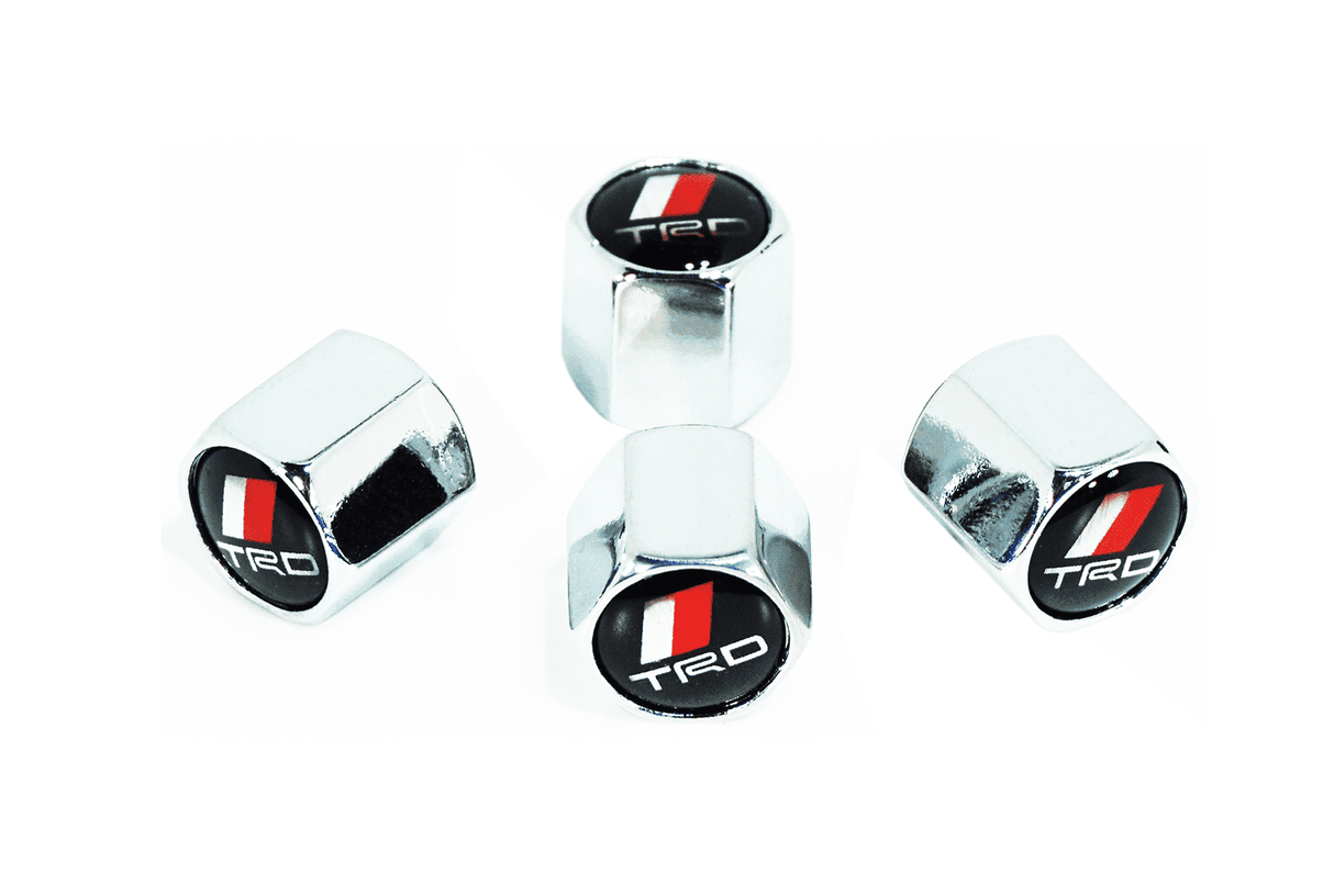 Chrome Valve Stem Tire Caps, Style: TRD