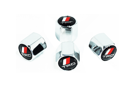 Chrome Valve Stem Tire Caps, Style: TRD
