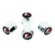 Chrome Valve Stem Tire Caps, Style: TRD