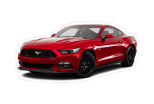 Ford Mustang S197 Sports Car Vinyl Decal / Sticker, Red