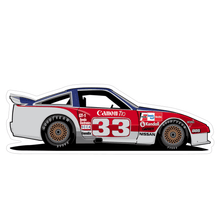 Nissan Z31 300zx Sports Car Vinyl Decal / Sticker, #33