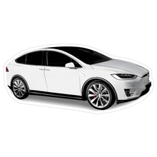 Tesla Model X Electric EV SUV Vinyl Decal / Sticker