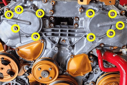 ZSPEC Dress Up Bolts VQ35DE/VQ40DE CAM Covers Fastener Kit, Stainless & Billet