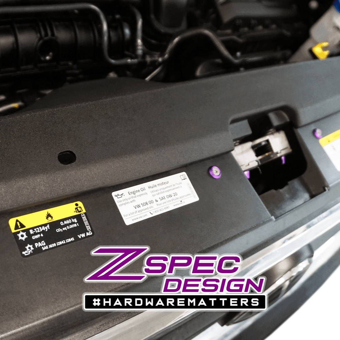 ZSPEC Stage-1 Dress Up Bolts® Fastener Kit for '22+ VW Taos, Stainless & Billet