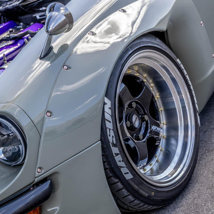 ZSPEC Low-Profile Body Kit Fastener, M5x20mm Titanium & Billet w/RIVET NUT, Sold per Each