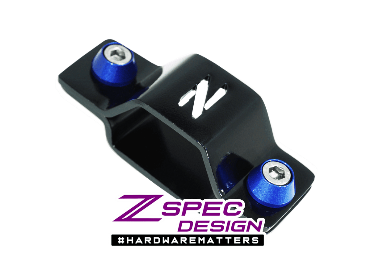 ZSPEC Battery Cable Bracket for '90-99 Nissan 300zx Z32, Black Powdercoat