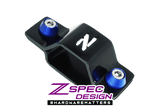 ZSPEC Battery Cable Bracket for '90-99 Nissan 300zx Z32, Black Powdercoat