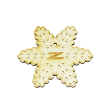 ZSPEC Laser-Engraved Wood Ornament, Nissan Z32/300zx Snowflake-Style, 3.75"