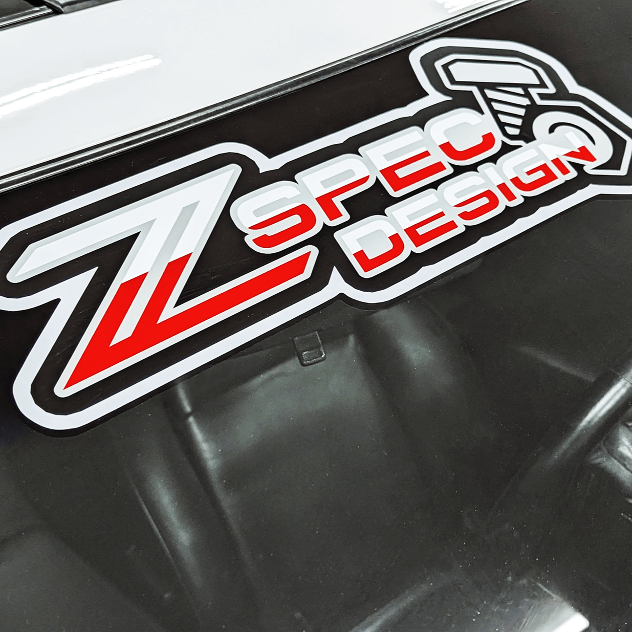 Windshield Banner, ZSPEC Design, Vinyl Sticker Decal, ~16" x 6"