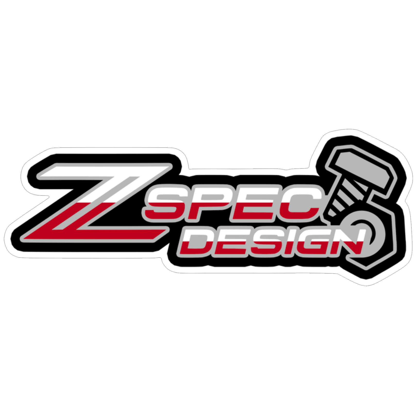Windshield Banner, ZSPEC Design, Vinyl Sticker Decal, ~16" x 6"