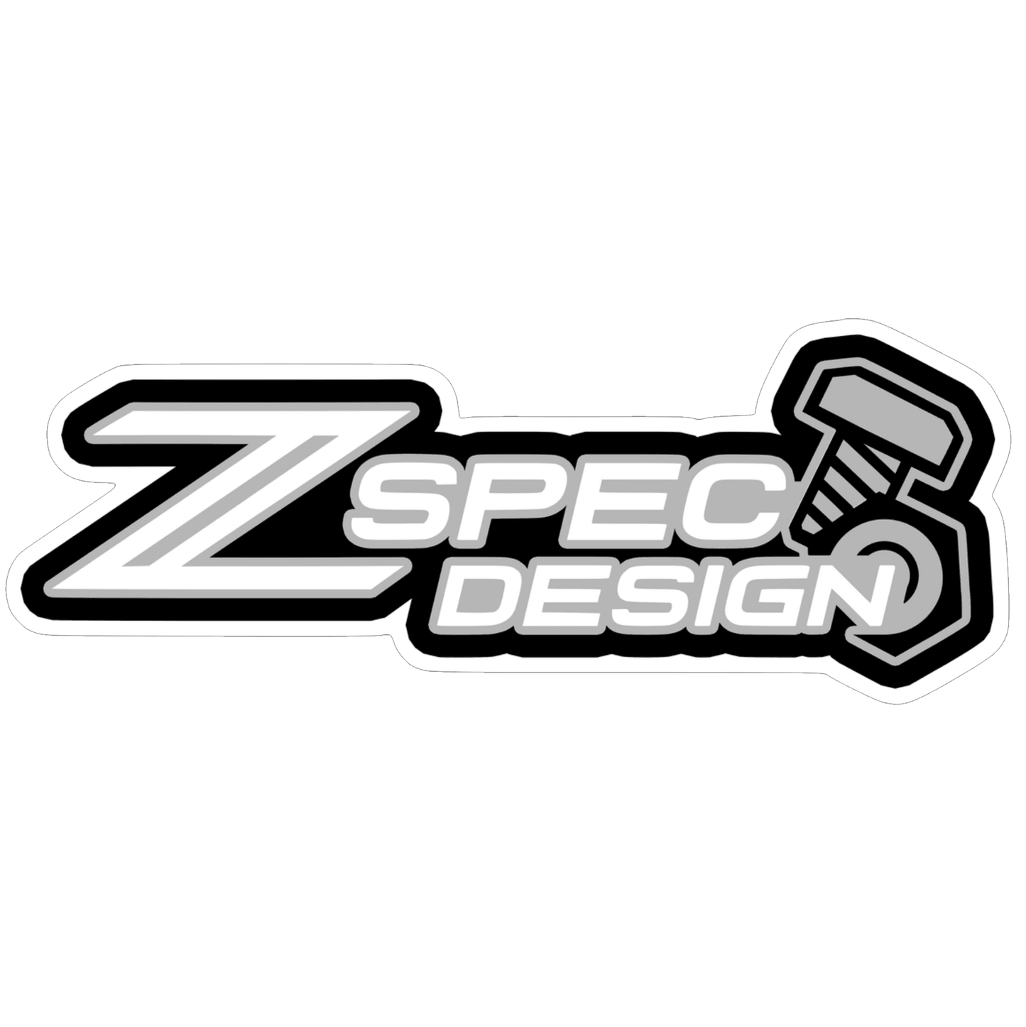 Windshield Banner, ZSPEC Design, Vinyl Sticker Decal, ~16" x 6"