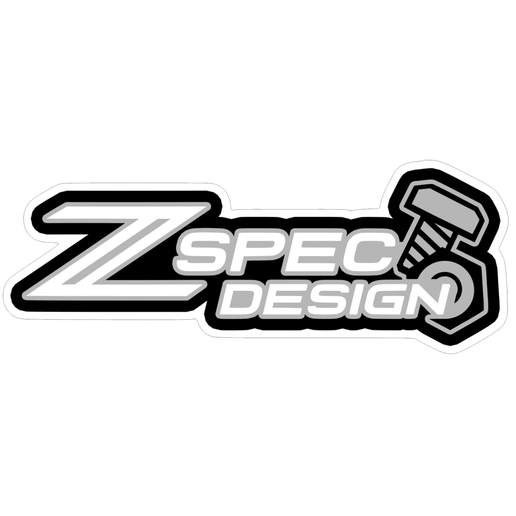 Windshield Banner, ZSPEC Design, Vinyl Sticker Decal, ~16" x 6"
