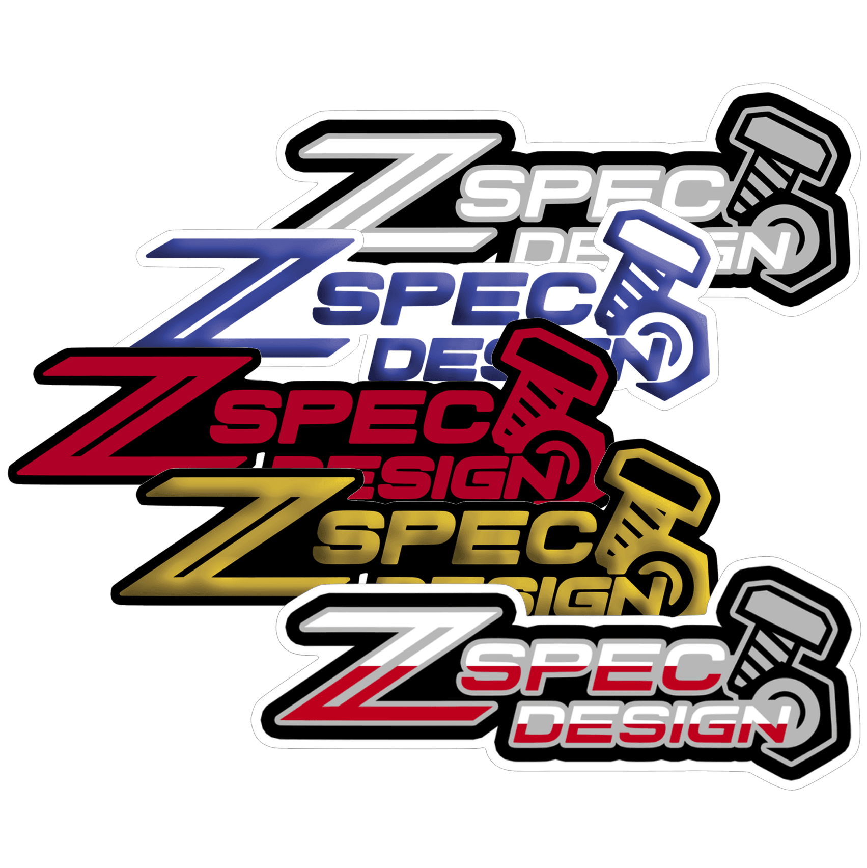 Windshield Banner, ZSPEC Design, Vinyl Sticker Decal, ~16" x 6"