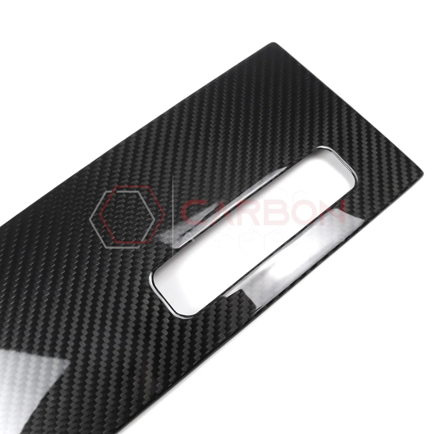 Ford F150 2021-Up Door Window B Pillar Post Panel Carbon Fiber Exterior Trim