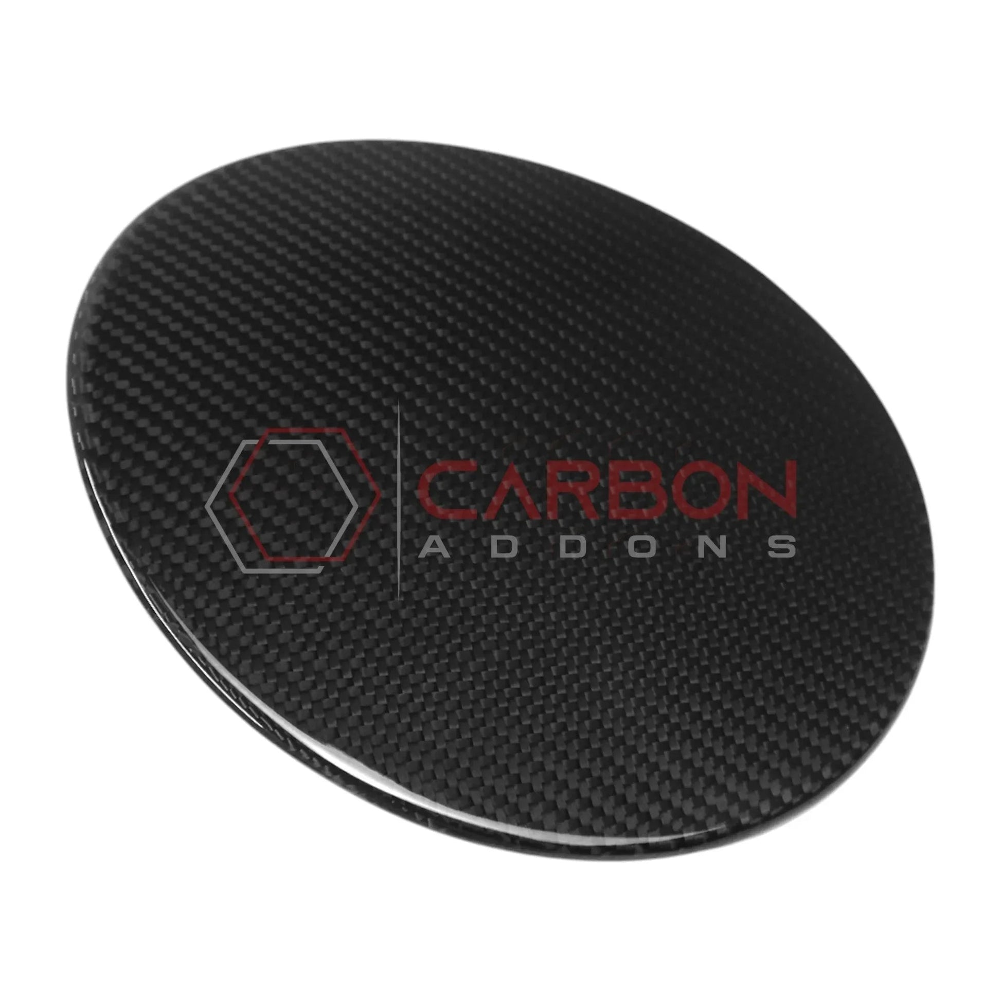 Real Carbon Fiber Fuel Door Cover for 2024+ Ford Mustang