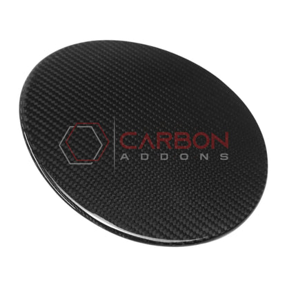 Real Carbon Fiber Fuel Door Cover for 2024+ Ford Mustang