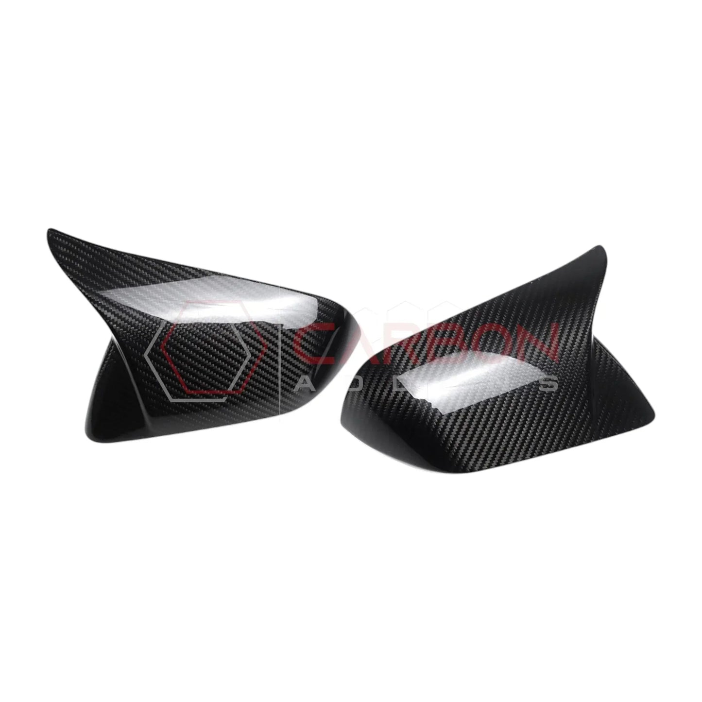 Exterior Carbon Fiber M Style Mirror Covers For Mustang 2015-2023