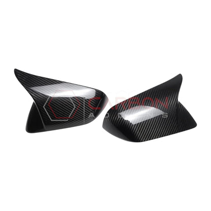 Exterior Carbon Fiber M Style Mirror Covers For Mustang 2015-2023