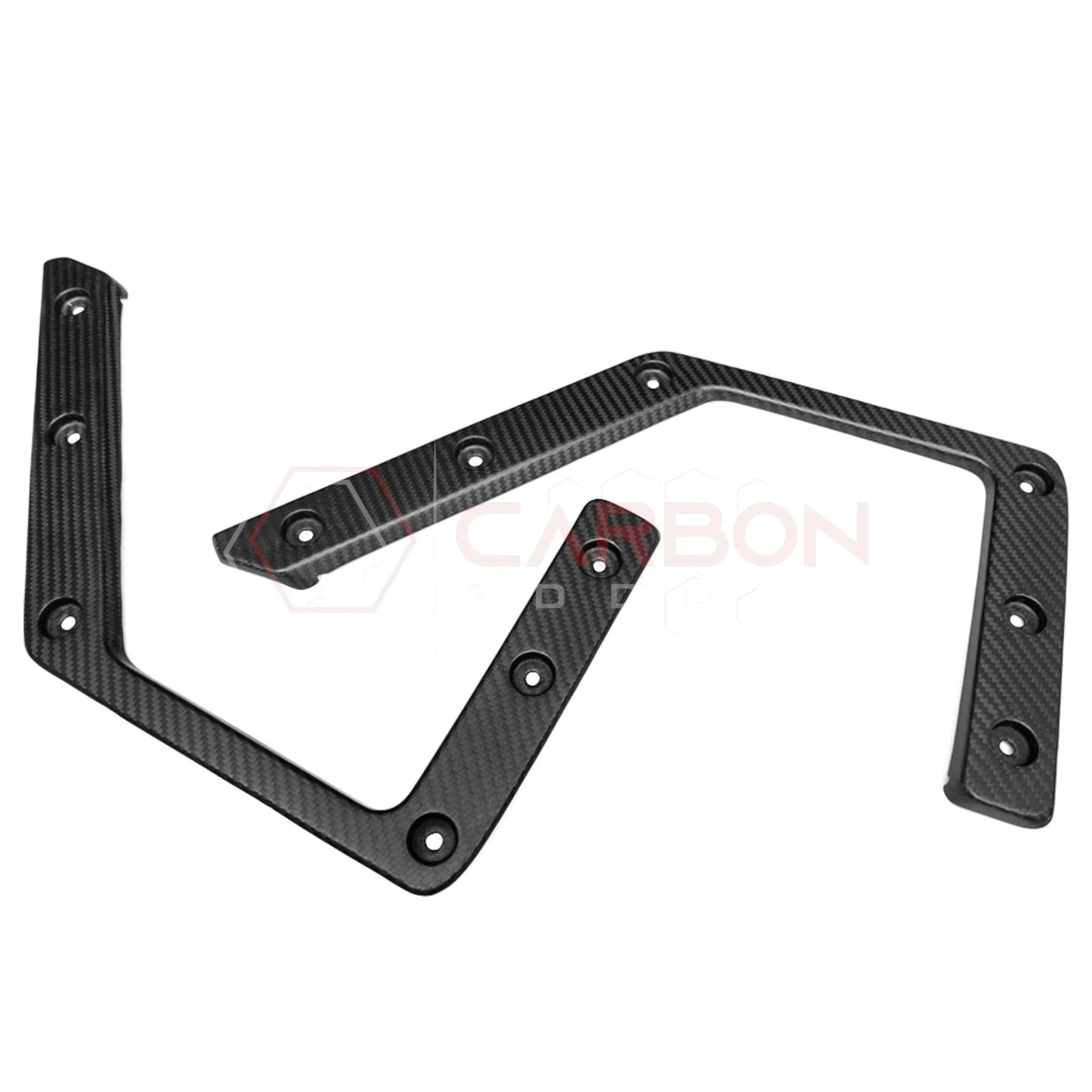 Real Carbon Fiber Front Door Storage Pocket Net Frame For 2021–2025 Ford Bronco | Direct Replacement