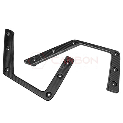 Real Carbon Fiber Front Door Storage Pocket Net Frame For 2021–2025 Ford Bronco | Direct Replacement