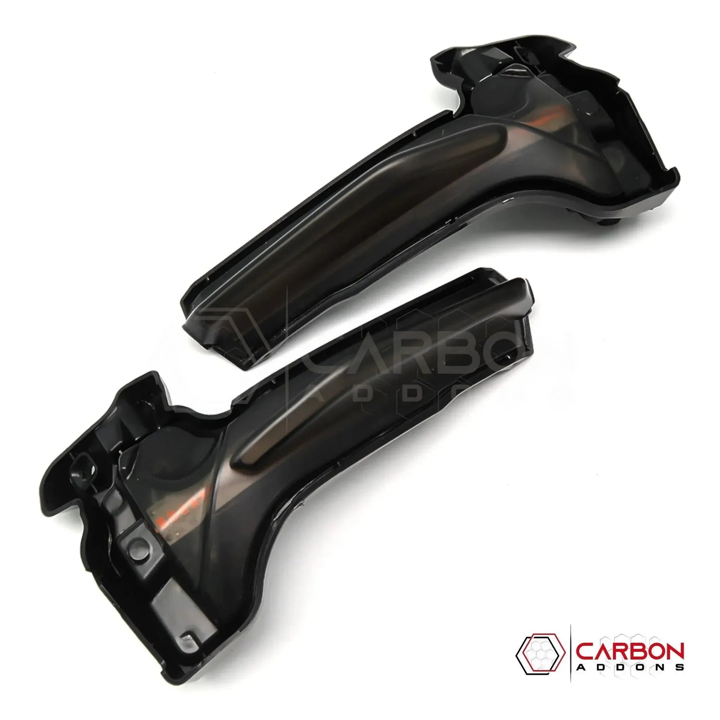 C8 Corvette Smoked Sequential LED Mirror Cap Turn Signals | Plug-and-Play Upgrade (2020–2027)