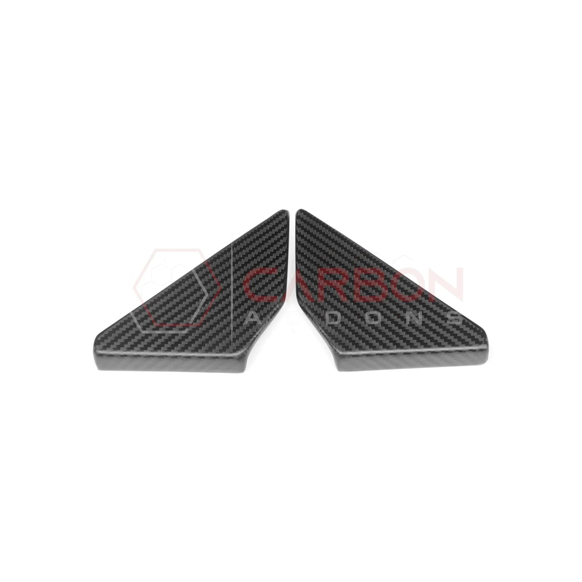 2021–2025 Ford Bronco Rear Door Window Triangle Trim Carbon Fiber Covers
