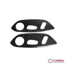 C8 Corvette Real Carbon Fiber Seat Control Adjuster Trim Covers | Interior Upgrade (2020–2026)