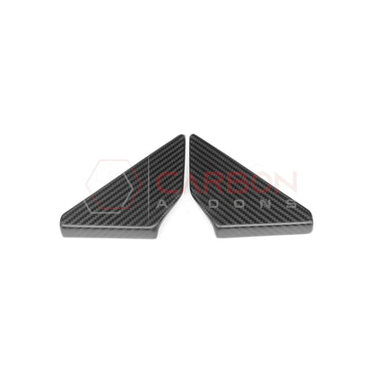 Real Carbon Fiber Rear Door Window Triangle Trim Covers For 2021–2025 Ford Bronco