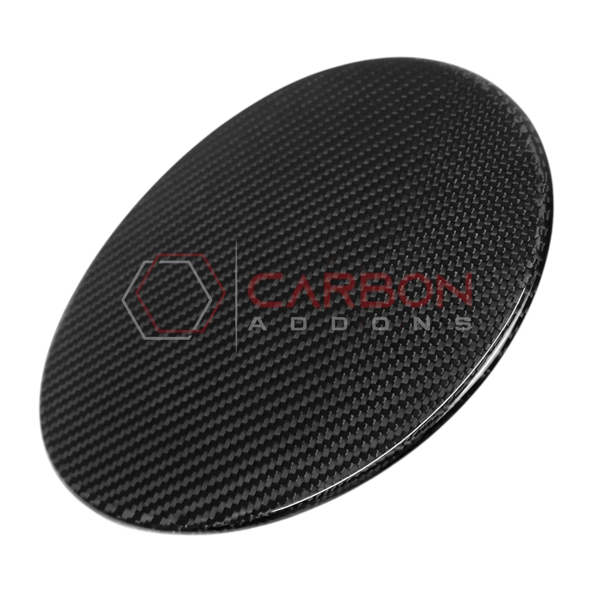 Real Carbon Fiber Fuel Door Cover for 2024+ Ford Mustang
