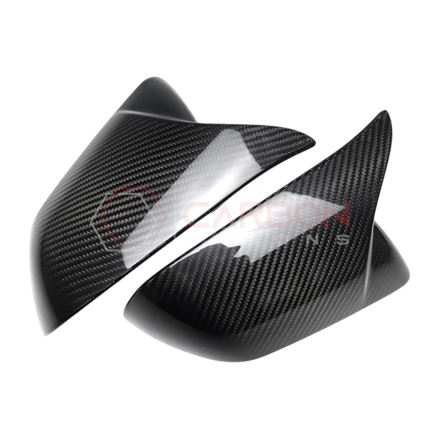 M-Style Real Carbon Fiber Side Mirror Covers for 2024+ Ford Mustang
