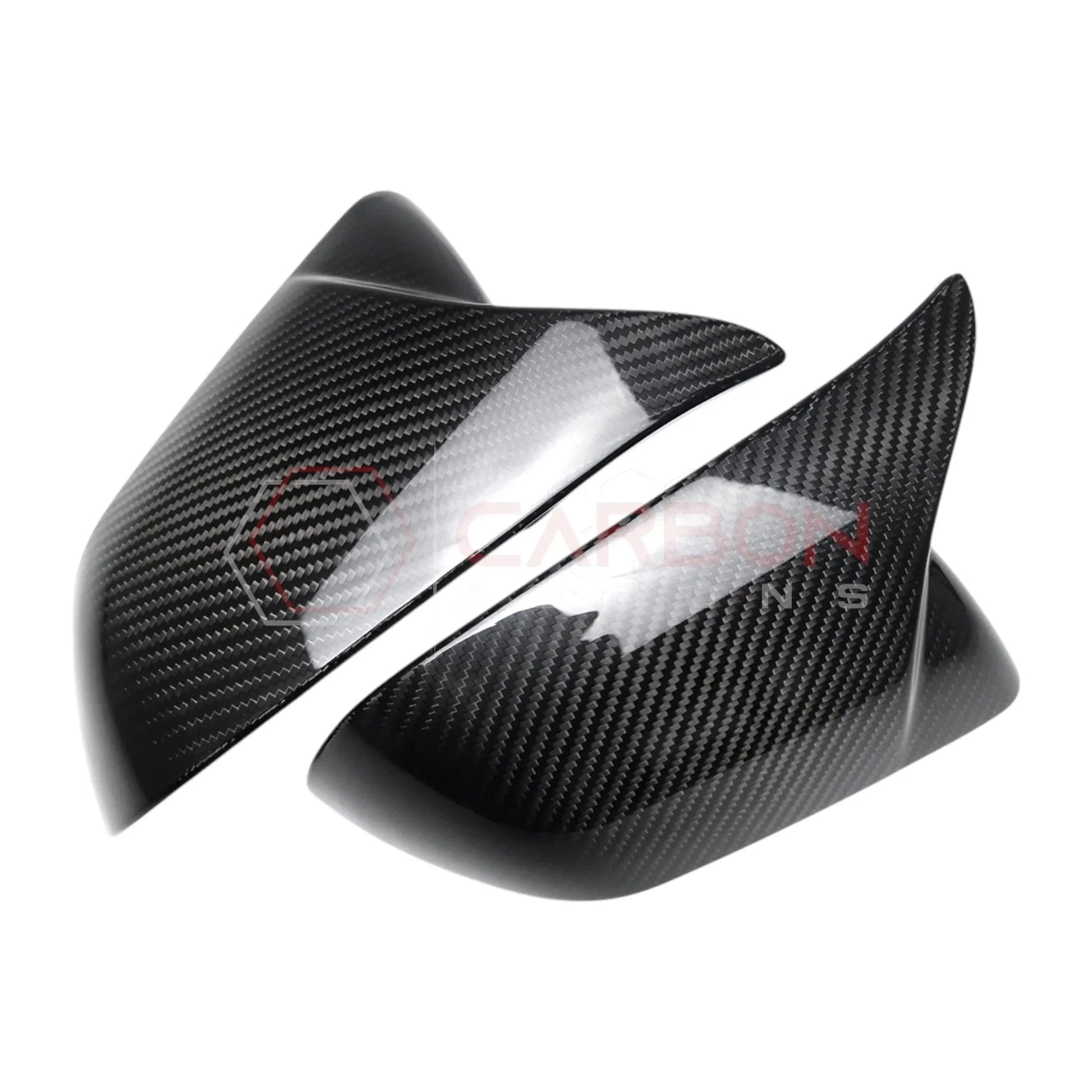 M-Style Real Carbon Fiber Side Mirror Covers for 2024+ Ford Mustang