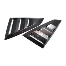 2024+ S650 Mustang Rear Quarter Window Louvers - ABS Plastic