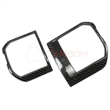 Real Carbon Fiber Dashboard A/C Vent Trim Covers for 2021+ Ford F-150