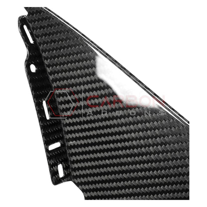 C8 Corvette Z06/ERay Carbon Fiber Side Scoop Boomerang Directly Replacement Trims