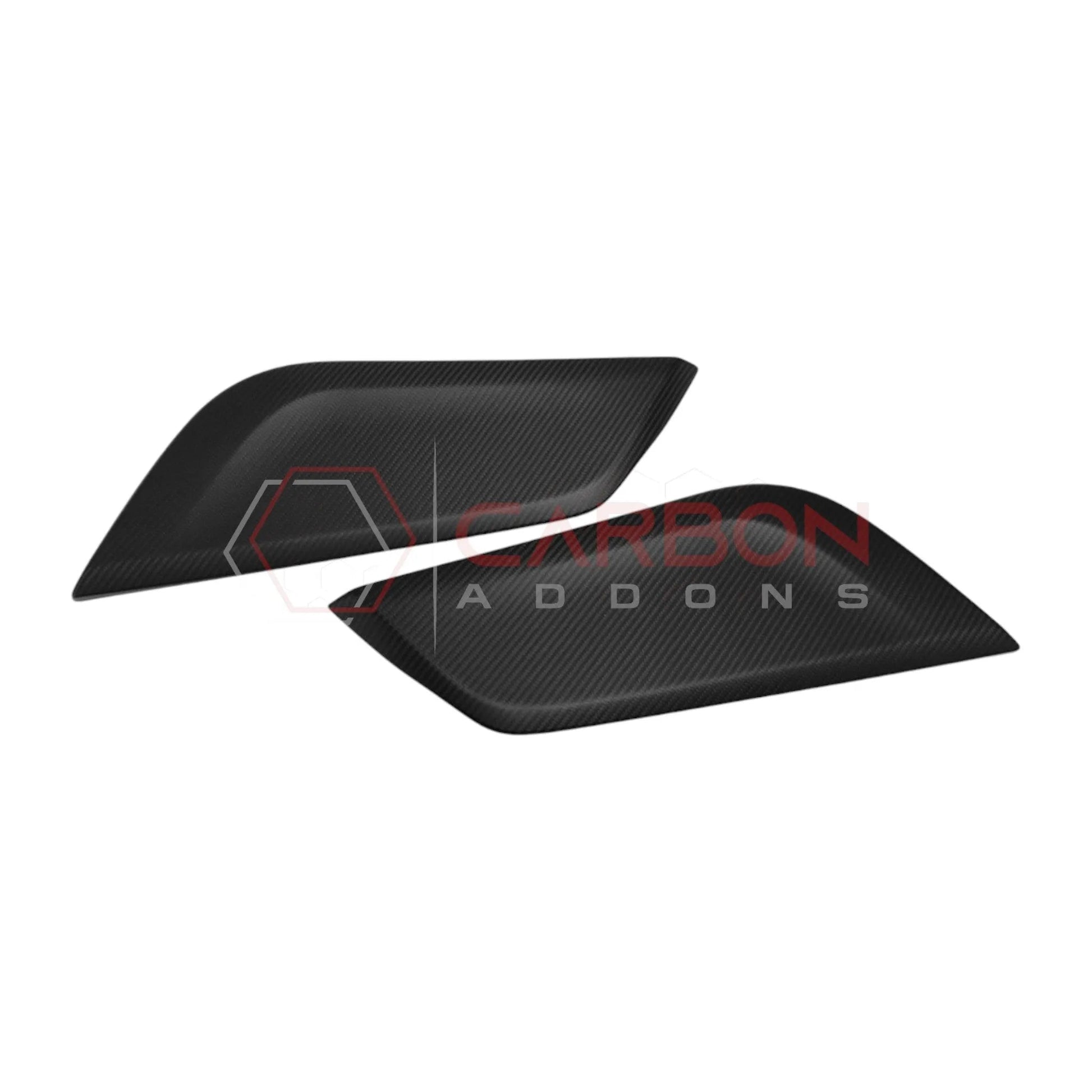 2024+ S650 Mustang Real Carbon Fiber Center Console Side Trim Covers