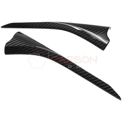 C8 Corvette Real Carbon Fiber Door Panel Upper Trim Covers(2020-2025)
