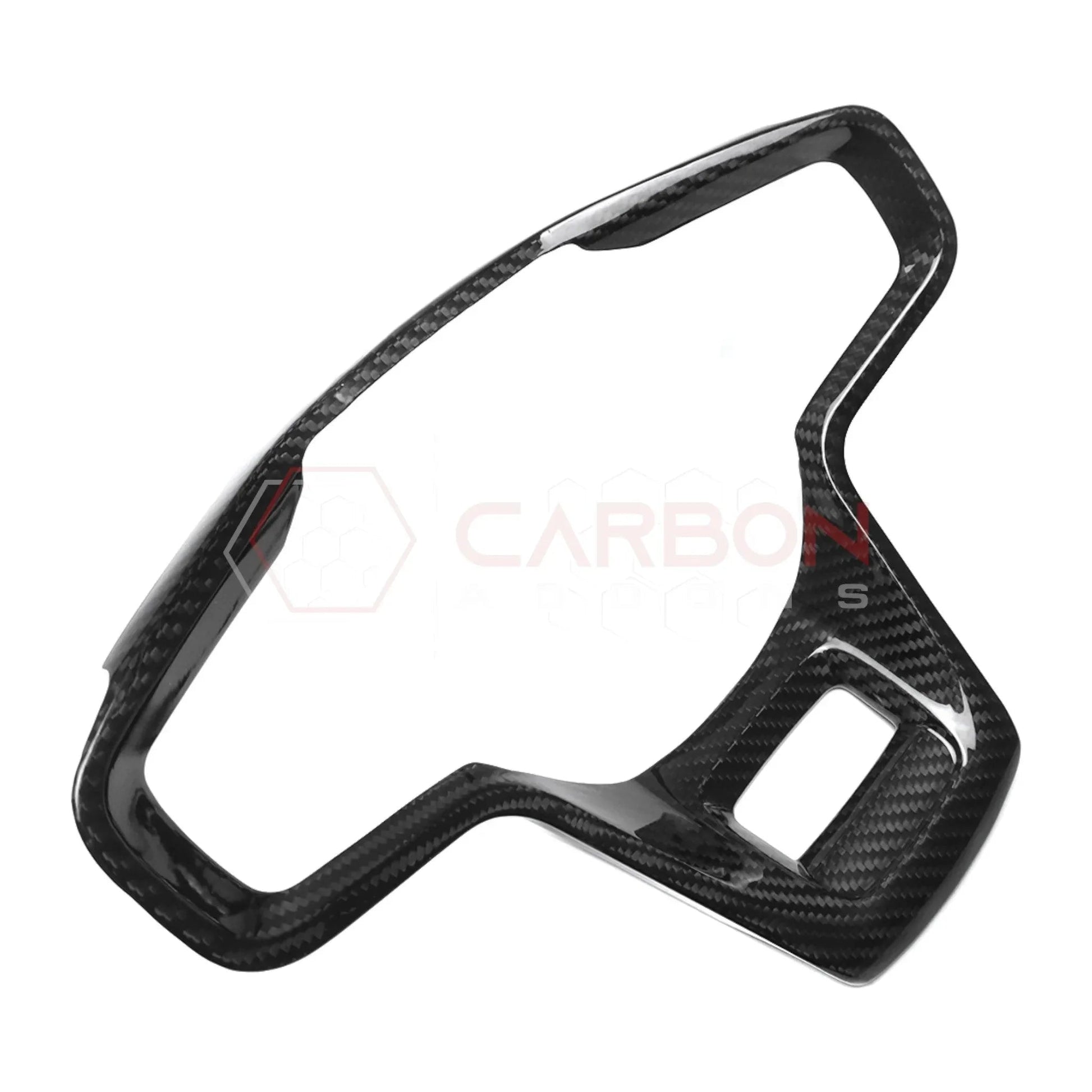 Real Carbon Fiber Steering Wheel Button Trim Cover For 2021+ Bronco