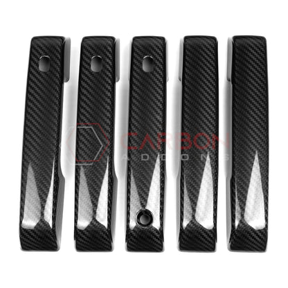 Real Carbon Fiber Exterior Door Handle Covers For 2021+ Ford Bronco