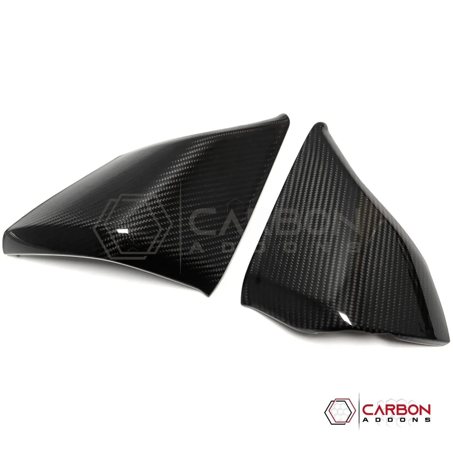 C8 Corvette Real Carbon Fiber Gauge Cluster Upper Dashboard HUD Side Covers | Interior Upgrade (2020–2026)